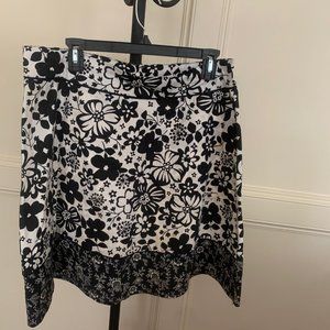 Black and White Summer Skirt